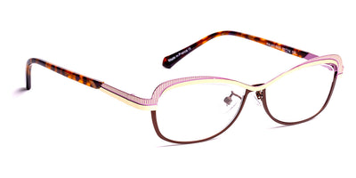 J.F. Rey® Falko JFR Falko 8590 52 - 8590 Light Gold/Shiny Gold/Brown Eyeglasses