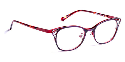 J.F. Rey® First JFR First 7930 49 - 7930 Brushed Plum/Red Eyeglasses