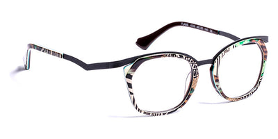 J.F. Rey® Flame JFR Flame 4000 48 - 4000 Green Cut Out/Black Eyeglasses