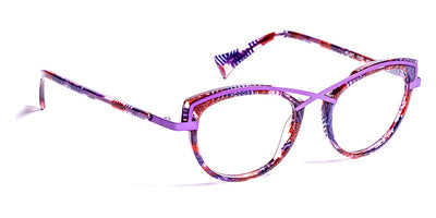 J.F. Rey® Flirt JFR Flirt 7065 49 - 7065 Brick Spotlight/Purple Eyeglasses