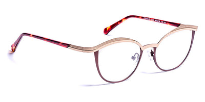 J.F. Rey® France JFR France 5595 49 - 5595 Shiny Gold/Brown Eyeglasses