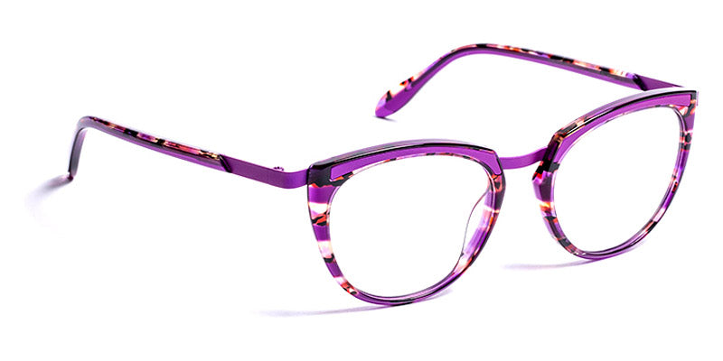 J.F. Rey® Fricote JFR Fricote 7075 50 - 7075 Purple Demi Striped/Purple Eyeglasses