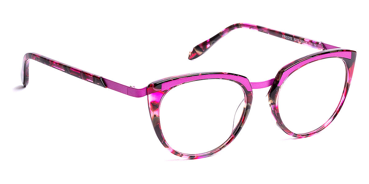 J.F. Rey® Fricote JFR Fricote 8275 50 - 8275 Pink Petal/Orchid Eyeglasses