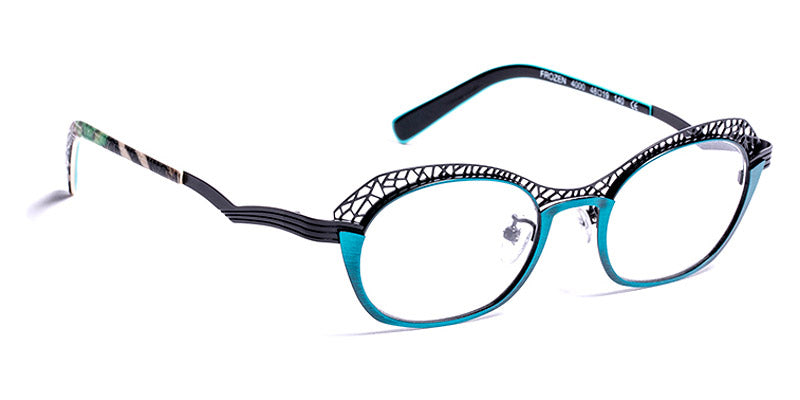 J.F. Rey® Frozen JFR Frozen 4000 49 - 4000 Emerald/Black Eyeglasses