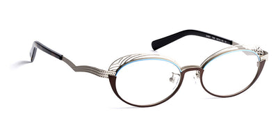 J.F. Rey® Gabby JFR Gabby 1090 50 - 1090 Silver/Blue/Brown Eyeglasses