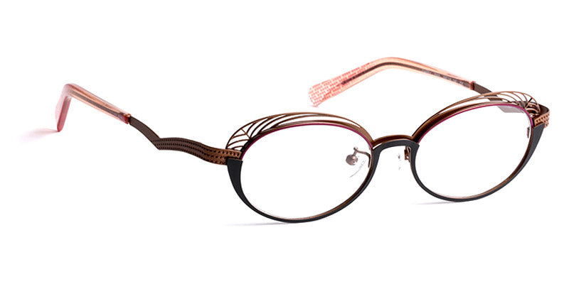 J.F. Rey® Gabby JFR Gabby 5500 50 - 5500 Bronze/Fuchsia/Black Eyeglasses
