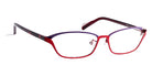 J.F. Rey® Gerry JFR Gerry 7030 50 - 7030 Purple/Red/Temple Red with Black Laces Eyeglasses