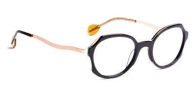 J.F. Rey® Gill JFR Gill 0055 47 - 0055 Black/Gold Eyeglasses