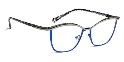 J.F. Rey® Gitane JFR Gitane 0025 50 - 0025 Shiny Ruthenium/Matte Black/Blue Eyeglasses