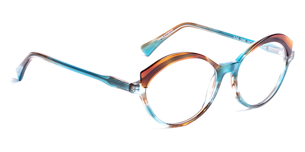 J.F. Rey® Ilda JFR Ilda 2095 53 - 2095 Blue Brown/Dark Demi Eyeglasses