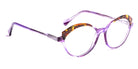 J.F. Rey® Ilda JFR Ilda 7092 53 - 7092 Purple/Brown Amber Eyeglasses