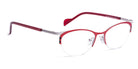 J.F. Rey® Imi JFR Imi 3013 51 - 3013 Red/Silver Eyeglasses