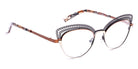 J.F. Rey® Ipala JFR Ipala 0010 51 - 0010 Ivory/Black/Brown Eyeglasses