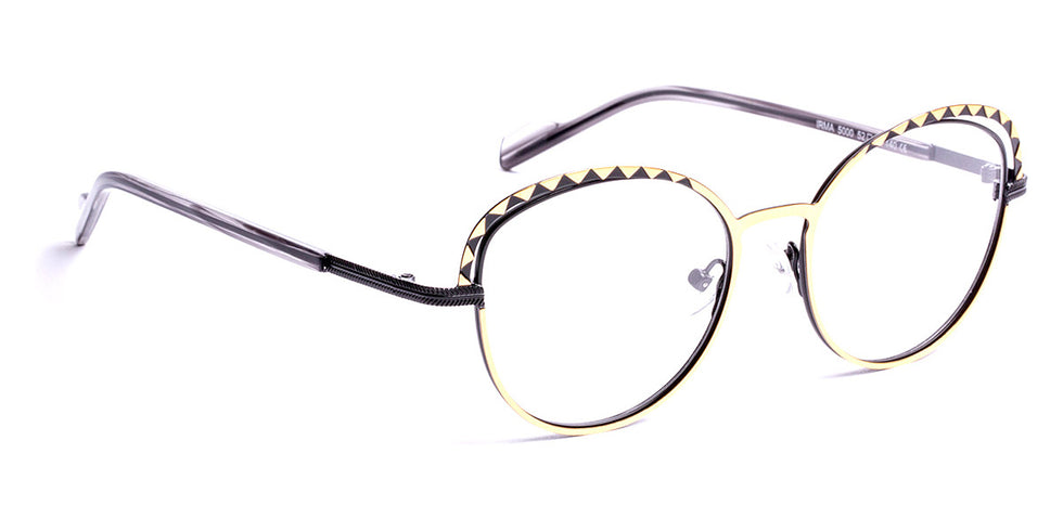 J.F. Rey® Irma JFR Irma 5000 52 - 5000 Gold/Black Eyeglasses