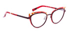J.F. Rey® Isabel JFR Isabel 3090 52 - 3090 Flower Red/Brown Eyeglasses