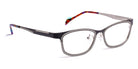 J.F. Rey® Issy JFR Issy 0010 51 - 0010 Black/Silver Eyeglasses