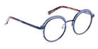 J.F. Rey® Itza JFR Itza 2035 48 - 2035 Blue/Brushed Blue Eyeglasses