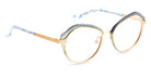 J.F. Rey® Ivette JFR Ivette 2050 52 - 2050 Gradient Green Blue/Gold Eyeglasses