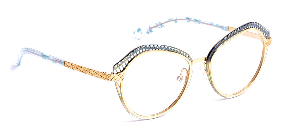 J.F. Rey® Ivette JFR Ivette 2050 52 - 2050 Gradient Green Blue/Gold Eyeglasses