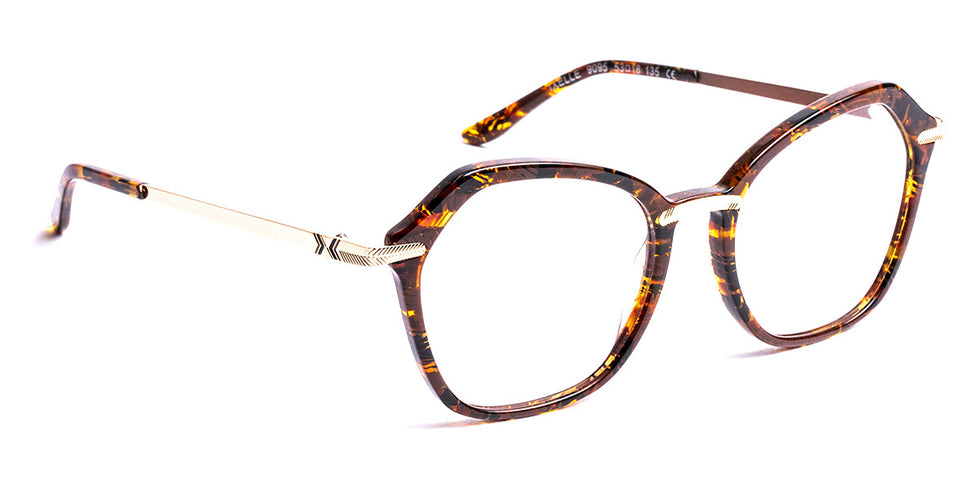 J.F. Rey® Ixelle JFR Ixelle 9095 53 - 9095 Demi/Shiny Gold Eyeglasses