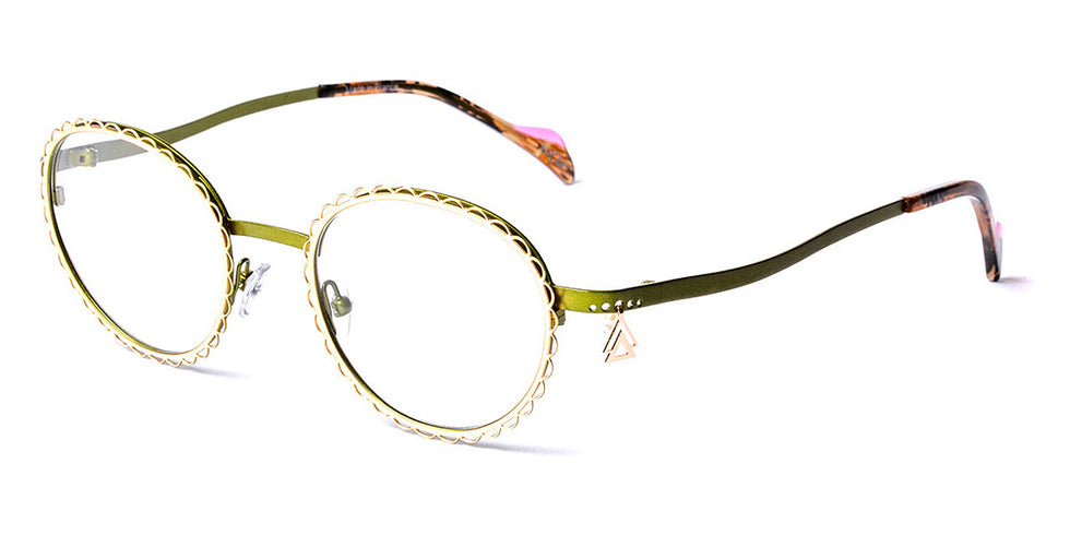 J.F. Rey® Jana JFR Jana 5040 48 - 5040 Pink Light Gold/Green Eyeglasses