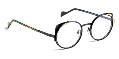 J.F. Rey® Jicote JFR Jicote 0050 48 - 0050 Black/Gold Eyeglasses