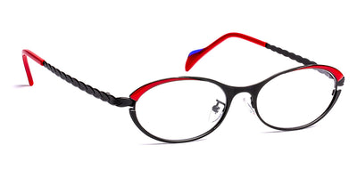 J.F. Rey® Joie JFR Joie 0030 51 - 0030 Black/Red Eyeglasses