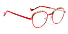 J.F. Rey® Jonat JFR Jonat 3010 50 - 3010 Red/Silver Eyeglasses