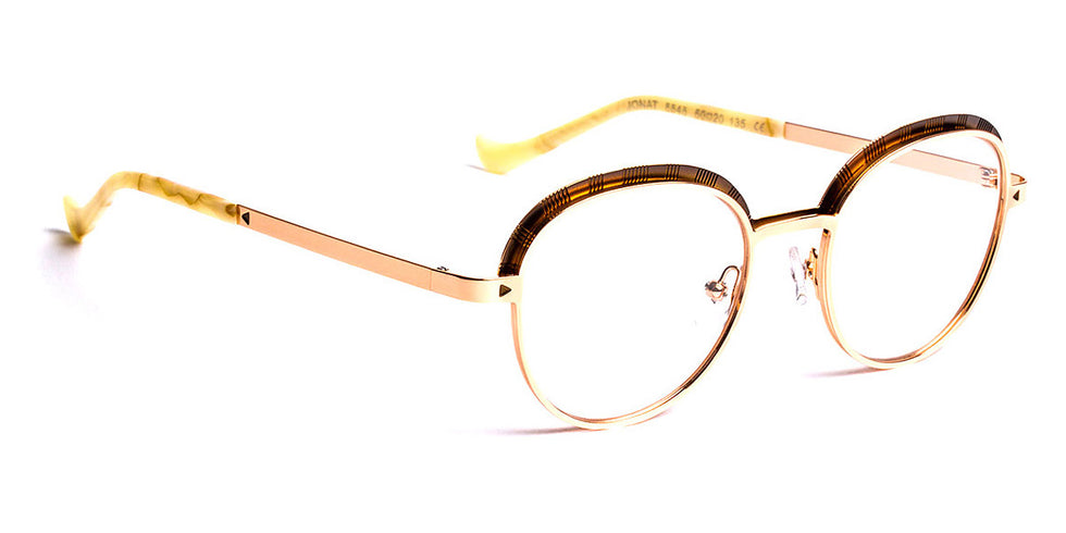 J.F. Rey® Jonat JFR Jonat 5545 50 - 5545 Shiny Pink Gold/Bronze Eyeglasses