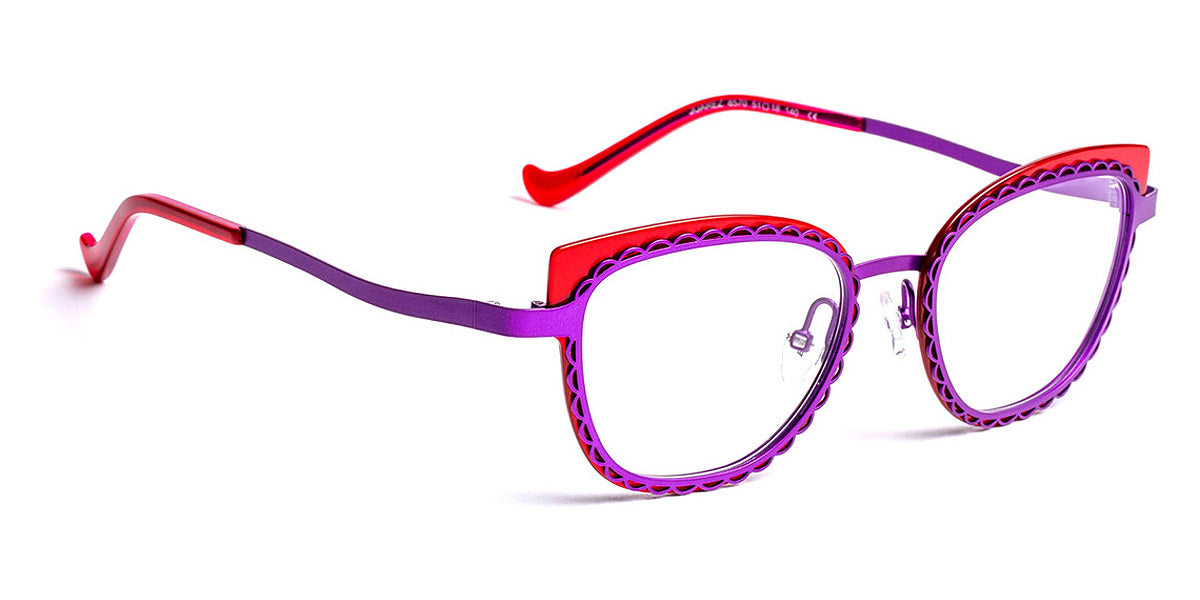 J.F. Rey® Juarez JFR Juarez 8570 51 - 8570 Red/Purple Eyeglasses