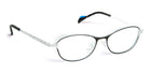 J.F. Rey® Juza JFR Juza 0010 52 - 0010 Black/White Eyeglasses