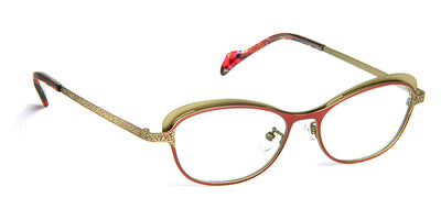 J.F. Rey® Juza JFR Juza 3045 52 - 3045 Red/Khaki Eyeglasses