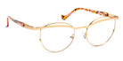 J.F. Rey® Kalipso JFR Kalipso 5050 50 - 5050 Satin Gold Eyeglasses