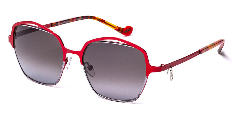 J.F. Rey® Karen Sun JFR Karen Sun 3005SOL 53 - 3005SOL Red/Ruthenium Sunglasses
