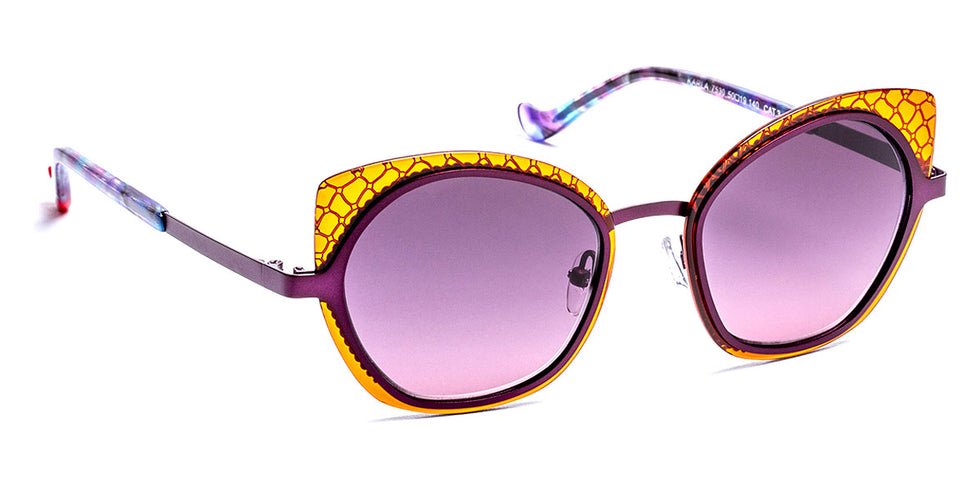 J.F. Rey® Karla Sun JFR Karla Sun 7530 50 - 7530 Plum/Red Sunglasses