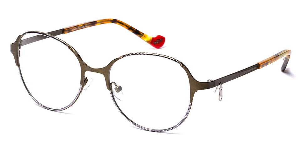 J.F. Rey® Katell JFR Katell 4505 52 - 4505 Khaki/Ruthenium Eyeglasses