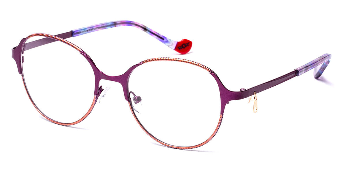 J.F. Rey® Katell JFR Katell 7080 52 - 7080 Plum/Pink Peach Eyeglasses