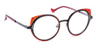 J.F. Rey® Kelly JFR Kelly 0030 49 - 0030 Black/Red Eyeglasses