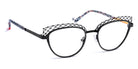 J.F. Rey® Kiss JFR Kiss 0050 52 - 0050 Black/Gold Eyeglasses