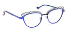 J.F. Rey® Kiss JFR Kiss 2010 52 - 2010 Blue/Black/Silver Eyeglasses