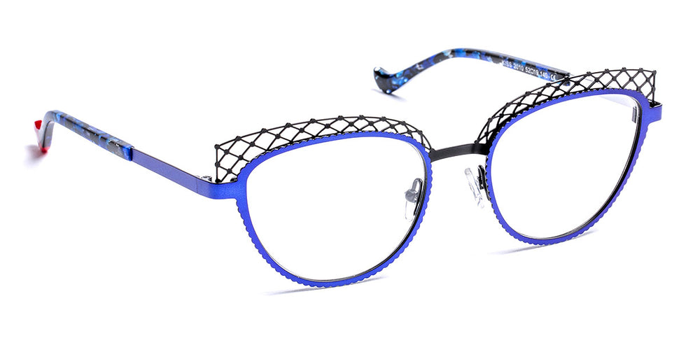 J.F. Rey® Kiss JFR Kiss 2010 52 - 2010 Blue/Black/Silver Eyeglasses