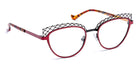 J.F. Rey® Kiss JFR Kiss 3500 52 - 3500 Burgundy/Black/Apricot Eyeglasses