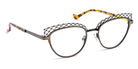 J.F. Rey® Kiss JFR Kiss 4055 52 - 4055 Khaki/Black/Neon Yellow Eyeglasses