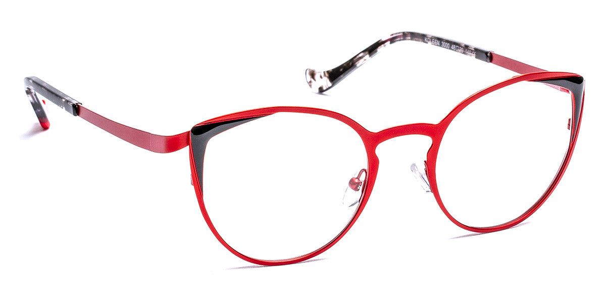 J.F. Rey® Koleen JFR Koleen 3000 48 - 3000 Red/Black Eyeglasses
