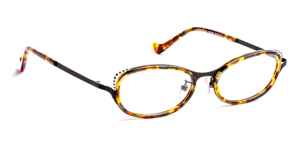 J.F. Rey® Labelle JFR Labelle 9050 51 - 9050 Demi/Black/White Eyeglasses