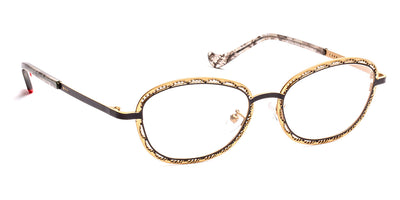 J.F. Rey® Latika JFR Latika 0050 51 - 0050 Black/Gold Eyeglasses