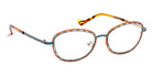 J.F. Rey® Latika JFR Latika 2595 51 - 2595 Blue/Light Brown Eyeglasses