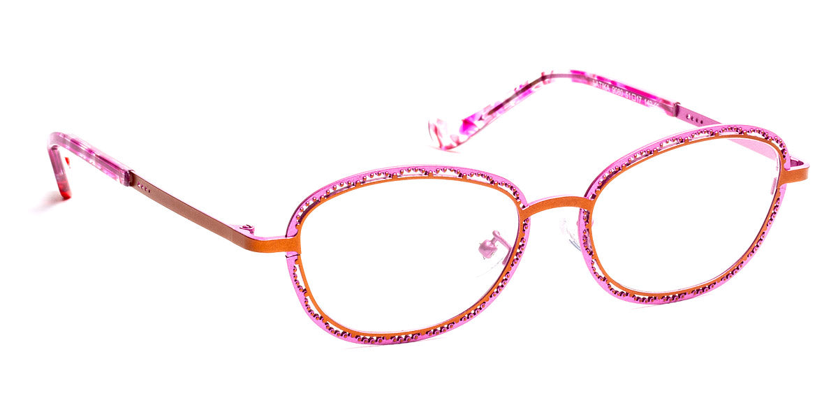 J.F. Rey® Latika JFR Latika 9080 51 - 9080 Nut/Pink Eyeglasses