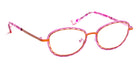 J.F. Rey® Latika JFR Latika 9080 51 - 9080 Nut/Pink Eyeglasses