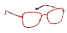 J.F. Rey® Leila JFR Leila 3510 52 - 3510 Red Crimson/Silver Eyeglasses